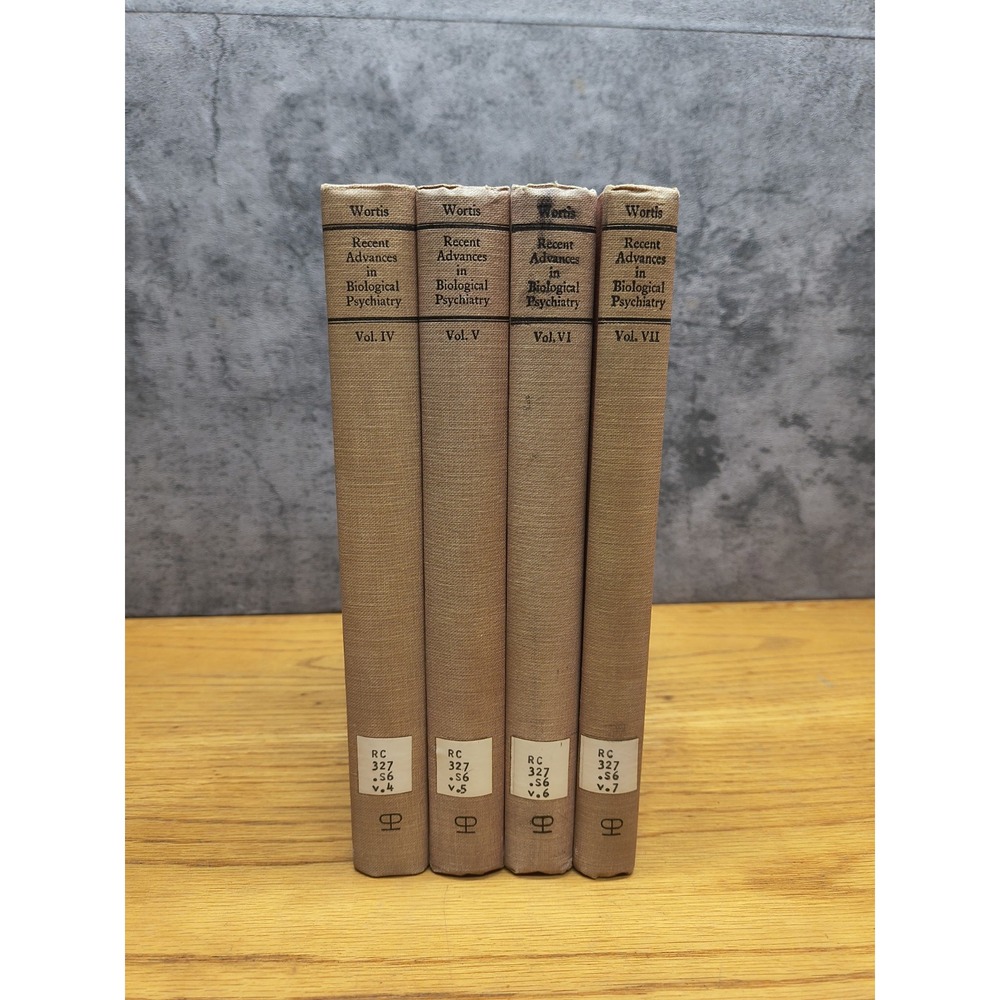 Joseph WORTIS Recent Advances in Biological Psychiatry Volumes 4, 5, 6 & 7